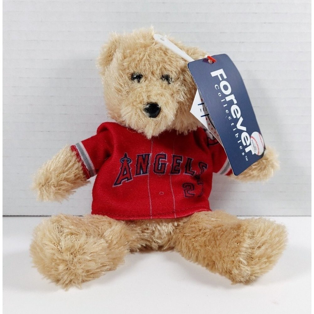 Forever Collectibles 8” Los Angeles Angels Plush  Stuffed Animal Bear NEW